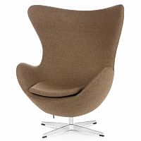 кресло egg м светло-коричневое в Нижневартовске