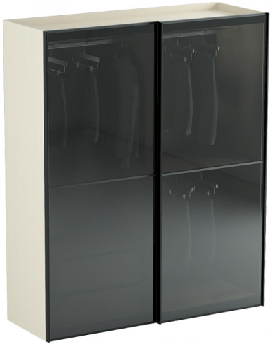 шкаф nero с двумя отделениями коричневый в Нижневартовске