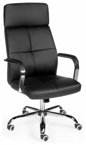 кресло для руководителя norden chairs алекс, обивка: искусственная кожа, цвет: экокожа черная в Нижневартовске