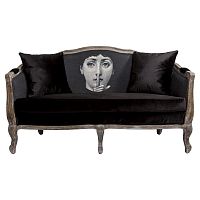 диван «секрет» fornasetti прямой черный в Нижневартовске