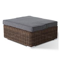 лунго плетенная оттоманка с подушкой коричневый в Нижневартовске
