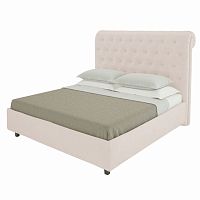 кровать sweet dreams 90х200 велюр светло-бежевый р в Нижневартовске