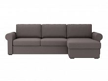 диван peterhof угловой светло-серый с оттоманкой с емкостью для хранения в Нижневартовске