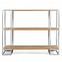 стеллаж smolling 3 white светлый дуб в Нижневартовске