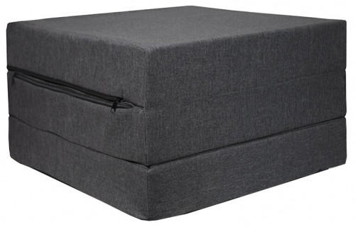 пуф шарм-дизайн матрас мобильный шаг 120 серый в Нижневартовске