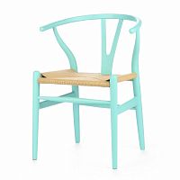 стул wishbone окрашенный голубой в Нижневартовске