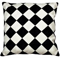 подушка квадратная декор шахматка 45х45 см в Нижневартовске