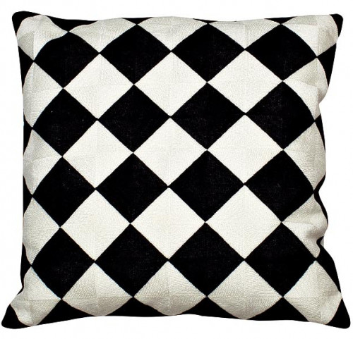 подушка квадратная декор шахматка 45х45 см в Нижневартовске