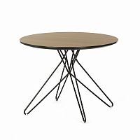 кофейный столик круглый коричневый bug в Нижневартовске