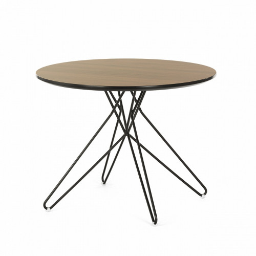 кофейный столик круглый коричневый bug в Нижневартовске