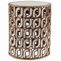 стол кофейный monza зеркальный, золотой в Нижневартовске