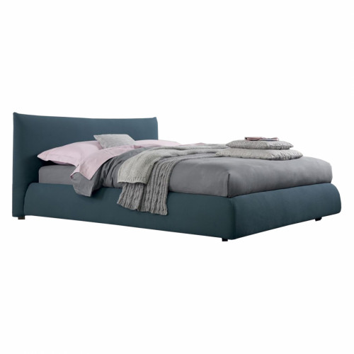 кровать двуспальная 180х200 голубая pillow fit в Нижневартовске