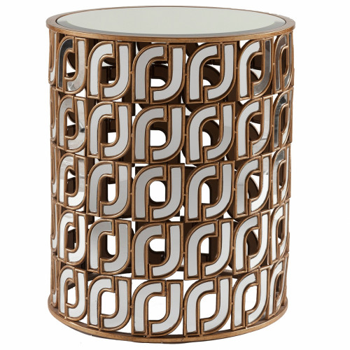 стол кофейный monza зеркальный, золотой в Нижневартовске