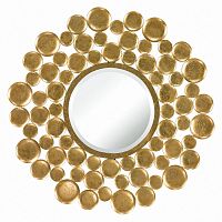 зеркало золотое круглое диаметр 80 см вирджиния в Нижневартовске