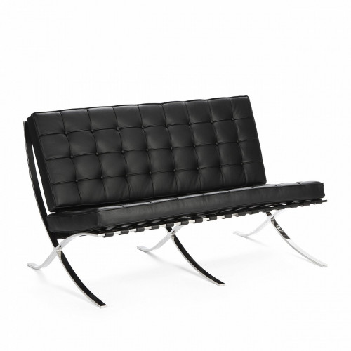 диван barcelona 2 прямой черный в Нижневартовске