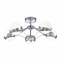 потолочная люстра freya silvia fr5009cl-05ch белая в Нижневартовске