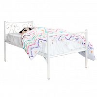 кованая кровать детская 70х160 белая лацио kids в Нижневартовске