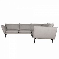 диван hugo трехместный угловой светло-серый в Нижневартовске
