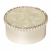 шкатулка белая 8,7х8,7х4,2 см в Нижневартовске