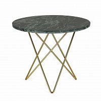 стол кофейный august золотой, зеленый в Нижневартовске