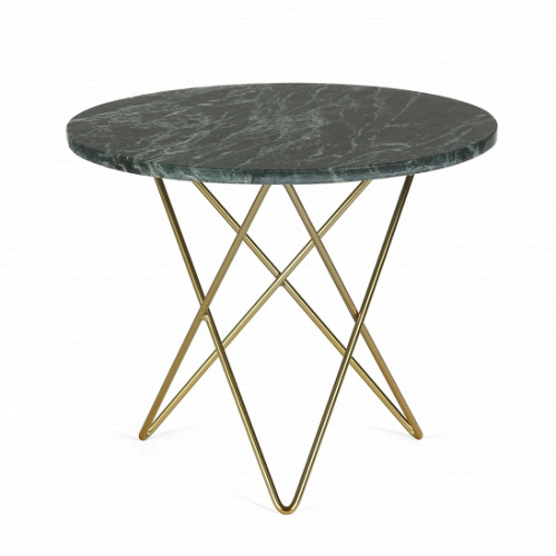 стол кофейный august золотой, зеленый в Нижневартовске