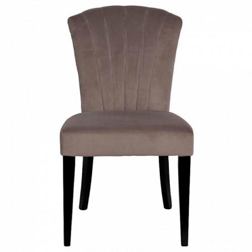 стул с волнистой спинкой бежево-серый в Нижневартовске