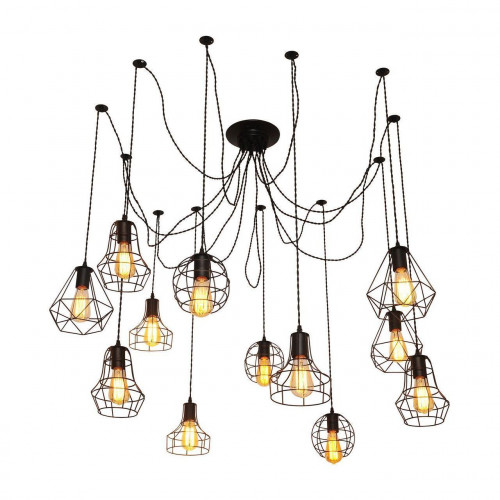 подвесная люстра arte lamp a4051sp-12bk в Нижневартовске