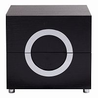 тумбочка stella black чёрная в Нижневартовске