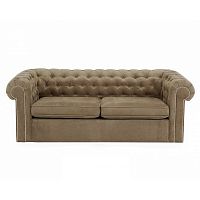 диван chesterfield прямой коричневый раскладной в Нижневартовске