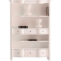 книжный шкаф rimini белый в Нижневартовске