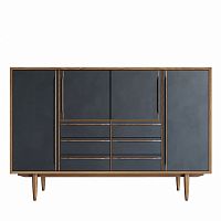 большой комод bruni black черный в Нижневартовске