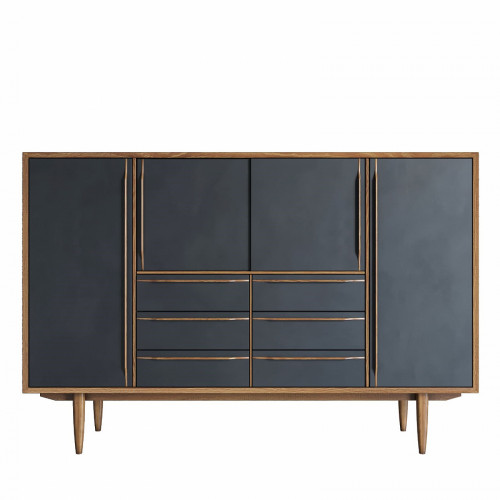 большой комод bruni black черный в Нижневартовске