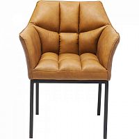 стул с подлокотниками think tank коричневый в Нижневартовске