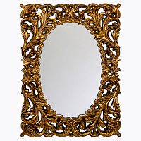 зеркало большое золотое овальное в резной раме гарнье в Нижневартовске
