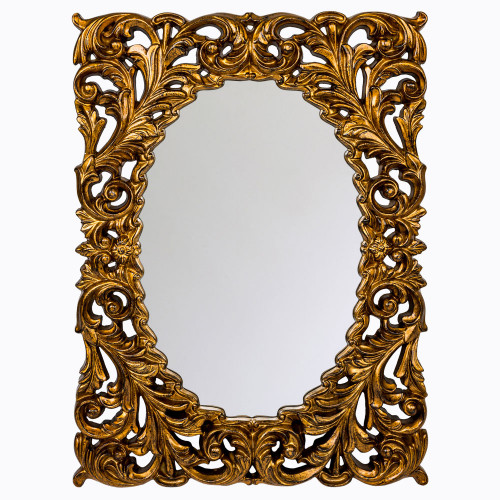 зеркало большое золотое овальное в резной раме гарнье в Нижневартовске