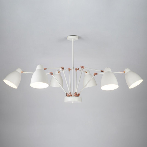 потолочная люстра eurosvet loft 70084/6 белый в Нижневартовске