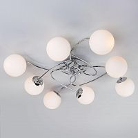 потолочная люстра eurosvet lola 30129/8 хром в Нижневартовске