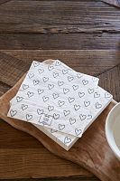 бумажные салфетки счастливые сердца riviera maison r в Нижневартовске