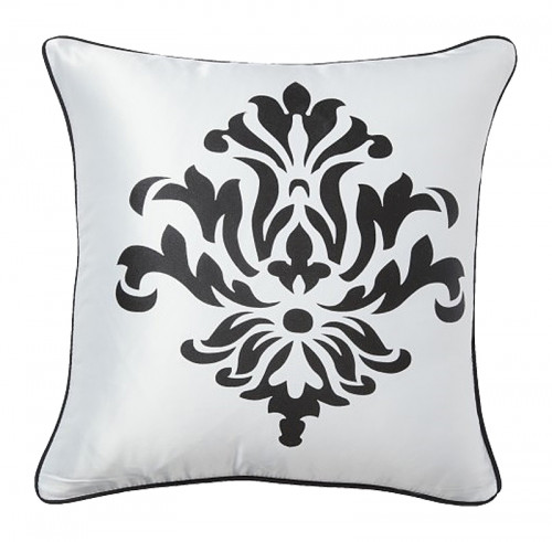 подушка с геральдическими лилиями fleur de lys ii white в Нижневартовске