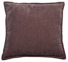 подушка квадратная темно-розовая шинилл 45х45 см в Нижневартовске