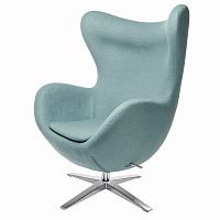 кресло egg chair светло-голубое в Нижневартовске
