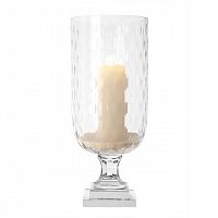 подсвечник стеклянный рельефный ручной работы purgare l от eichholtz, 44 см в Нижневартовске