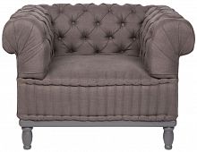 кресло club chair серое в Нижневартовске