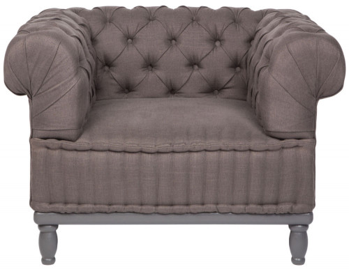 кресло club chair серое в Нижневартовске