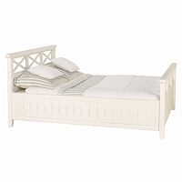 кровать деревянная двуспальная 180х200 белая бретань в Нижневартовске