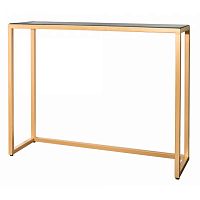 консоль с черной мраморной столешницей, золото 100х81х30 в Нижневартовске