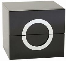 тумбочка stella чёрная в Нижневартовске