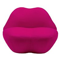 кресло губы heller kiss малиновый кашемир в Нижневартовске