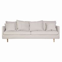 диван julia трехместный прямой светло-серый в Нижневартовске