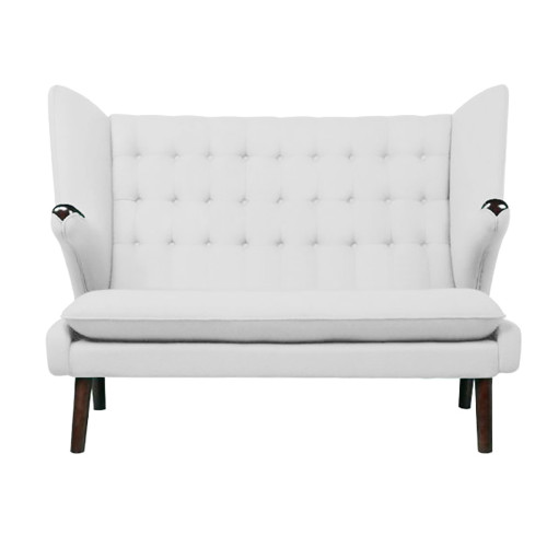 диван papa bear прямой белый в Нижневартовске